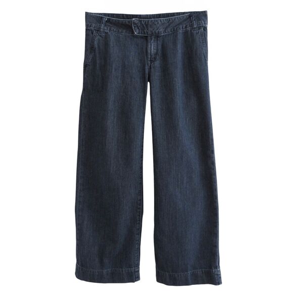 Banana Republic Wide Leg Trouser Jeans Sz 6 Petite 6P - Picture 1 of 5